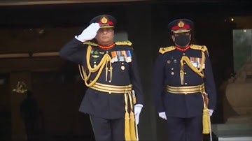 Army honors General Shavendra Silva who was promoted at the Army Headquarters