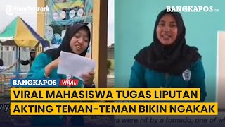 Aksi Kocak Mahasiswa Tugas Liputan Puting Beliung, Akting Teman-teman Bikin Ngakak