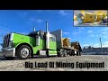 BIG LOAD OF MINING TRUCK EQUIPMENT | 389 CUSTOM PETERBILT