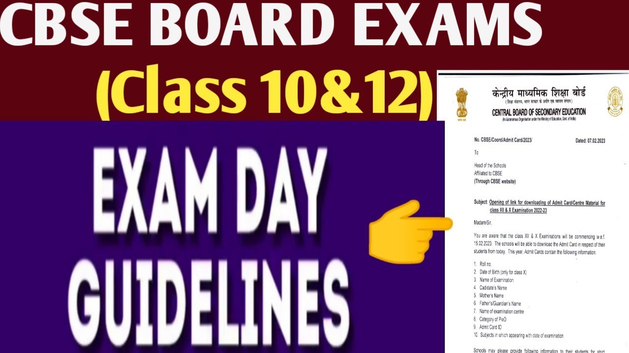 cbse-board-exams-2023-class-10-12-admit-cards-hall-tickets-download