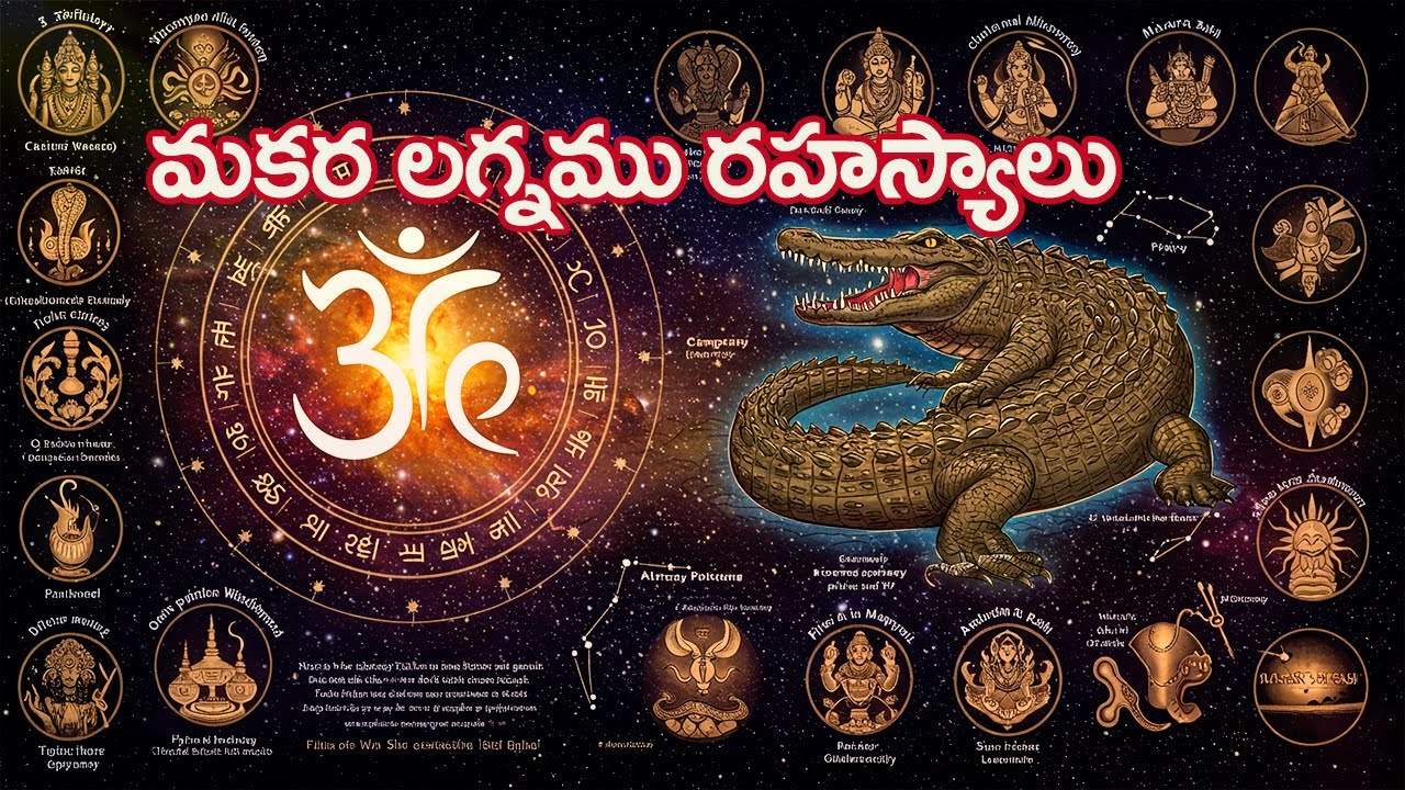 మకర లగ్నము రహస్యాలు || makara lagna rahasyalu Characteristics || learn astrology telugu