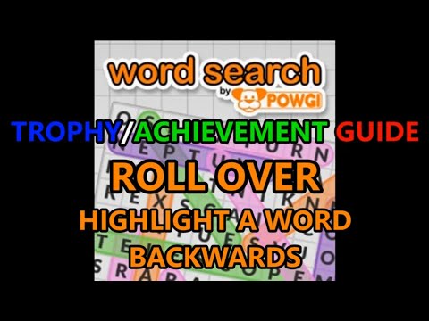 Word Search by Powgi ROLL OVER Trophy Guide