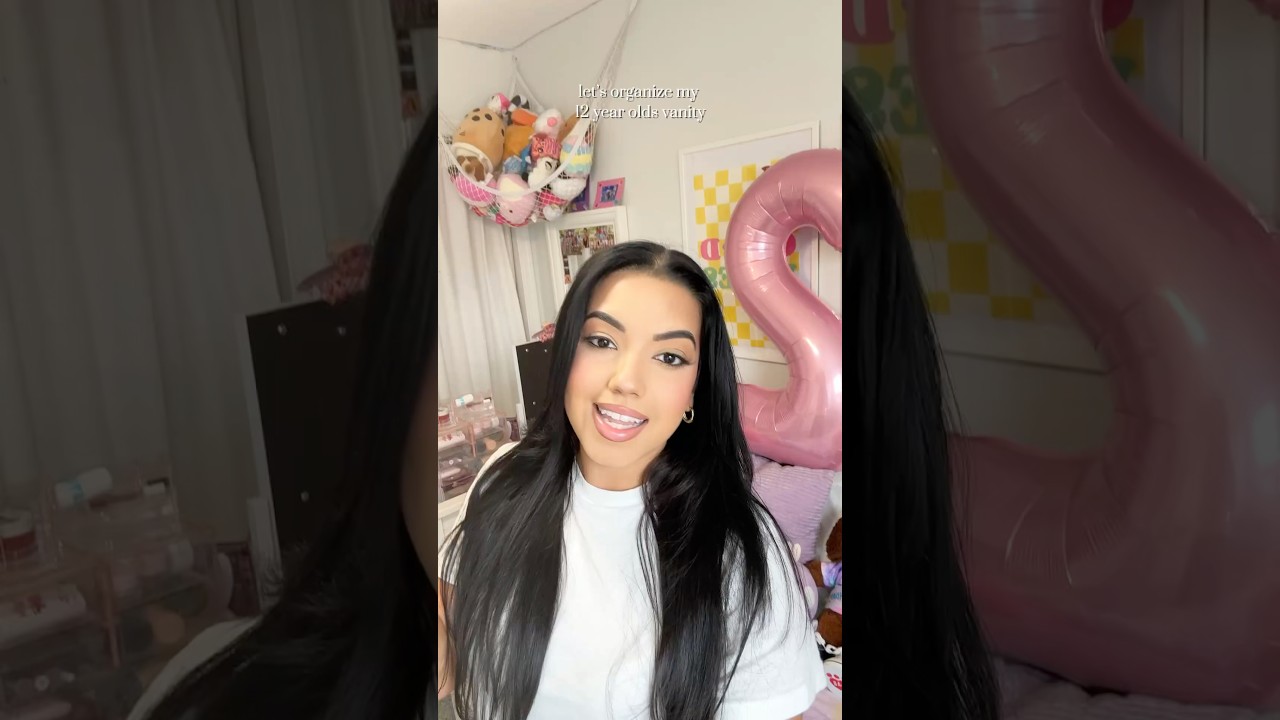 Организуйте туалетный столик моей дочери🎀 #организация #уборка #организация #макияж #туалетный ст...