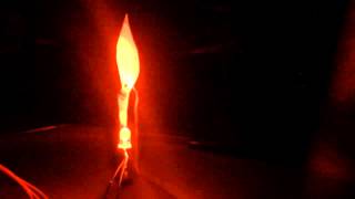 Flickering candle effect