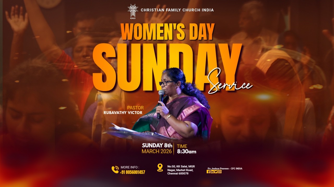 08.03.2026 |BILINGUAL SERVICE | CFCI | Ps. Joshua Praveen | Ps. Jamima Joshua