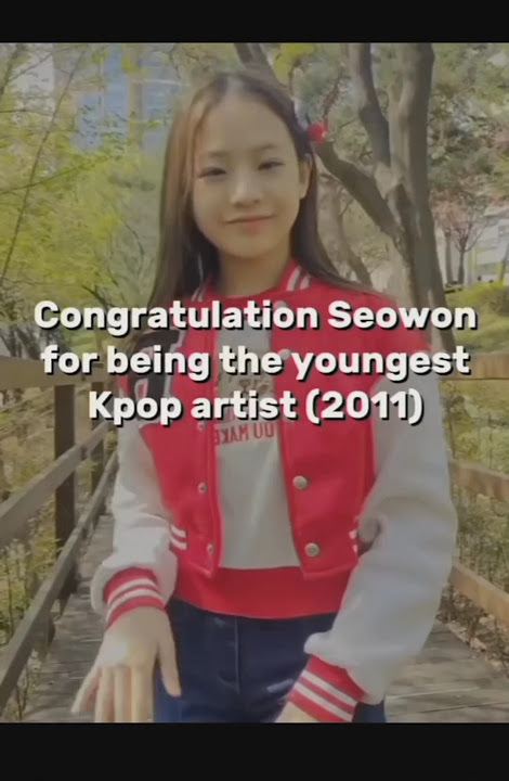 Youngest K-pop Idol ever in k-pop history  ✨ #sewon #k-pop #idol