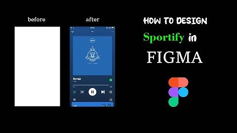 Spotify music design tutorial in Figma
