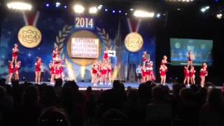 SRHS national cheerleading finals 2014