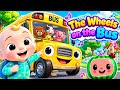 The Wheels on the Bus Go Round and Round | Alishba Kids Learning Fun | Nursery Rhymes for USA Kids