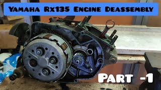 Yamaha RX 135 Engine Deassembly