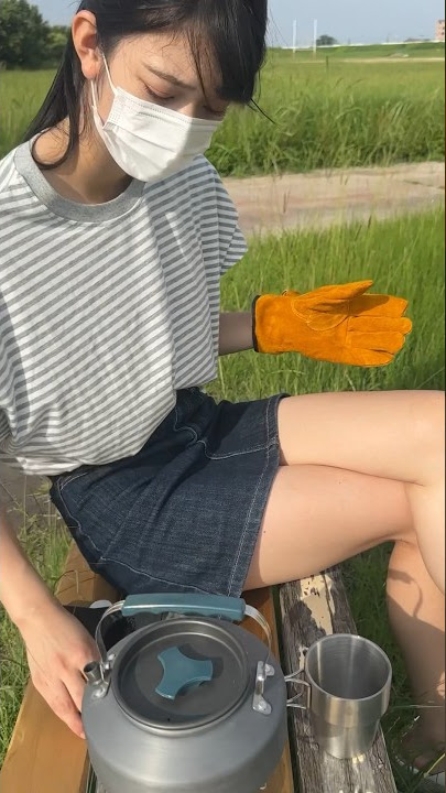 ANZU funny video😂😂😂 #camping #cooking