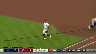 Joey votto triple play 😳🤭