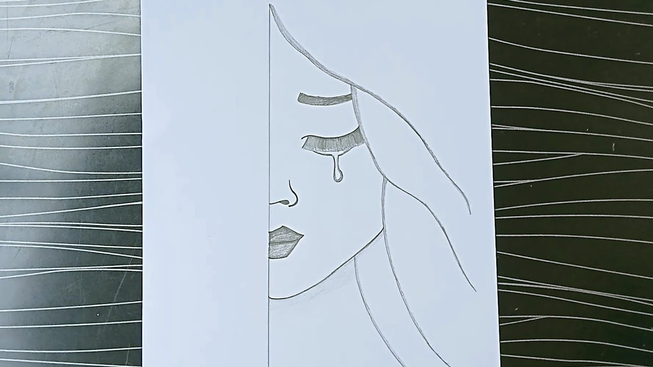 how to draw a cute girl drawing for beginners easy drawing step by