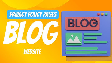 How to Make Privacy Policy Page for Blogger or Website