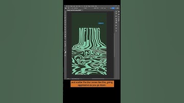Melt Text Effect | design syndrome #graphicdesign #photoshop #tutorial #shorts