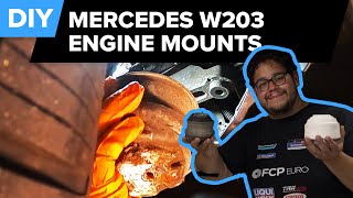 Mercedes C280 Engine Mount Replacement DIY (2006-2007 Mercedes-Benz W203 4Matic C280, W211 E350)