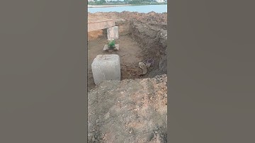 Kentledge arrangement for the vertical load test of 600mm pile | Jack 500 Ton #civil #construction