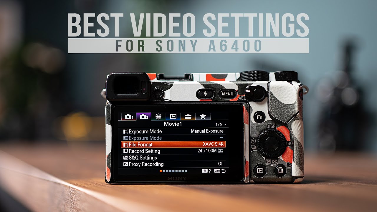 Best SONY A6400 Video Settings // Beginner Friendly Tutorial 