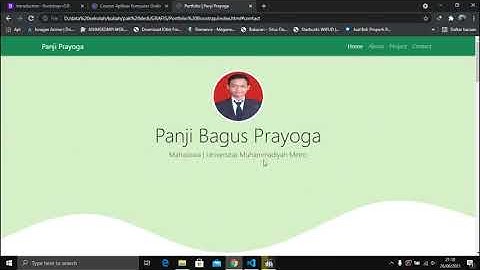 Membuat Portfolio Menggunakan Bootstrap 5