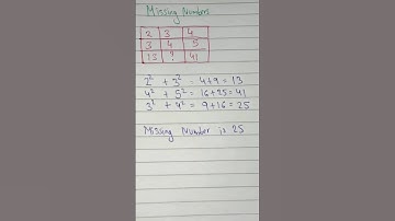 Missing Number #mathematics #maths #mathstricks #study #tricks #missingnumber
