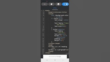 CSS in HTML