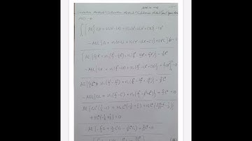 Galerkin Method / Collocation Method / Subdomain Method / Least Squares Method (2)
