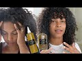 Hair Growth Oiling Routine + Flaxseed Hair Gel DIY #HairGrowth