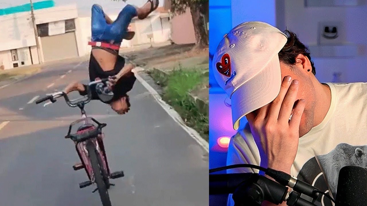 Um vídeo só rindo de pessoas caindo (desculpa, Deus)