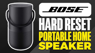 How To Hard Reset Bose Portable Home Speaker
