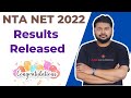 Results Released - NTA NET 2022 #netresults #netresults2022