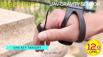 Gravity sensor drone with watch controller