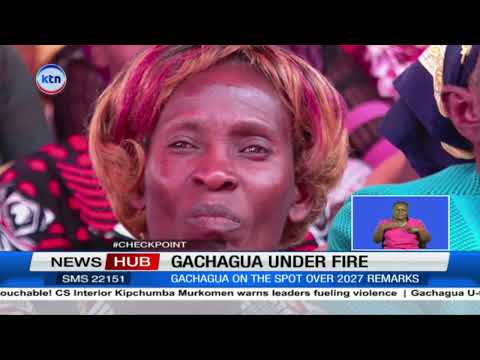 Kithure Kindiki criticises Gachagua's remarks over possible 2027 post election violence