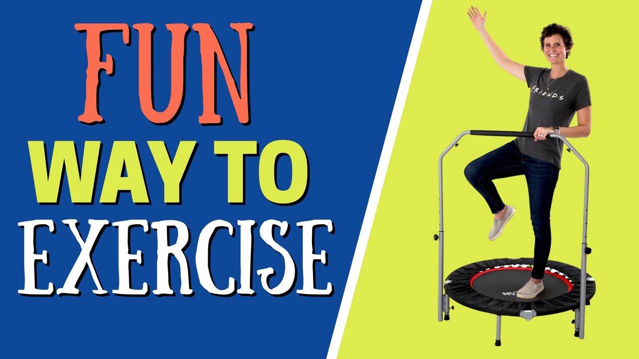 A New Way to Exercise The BCAN Mini FoldAble Mini Trampoline YouTube