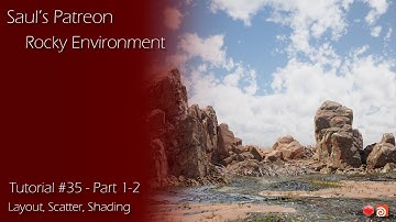 Patreon Tutorial Preview - #35 - Rocky Environment - Layout & Scatter