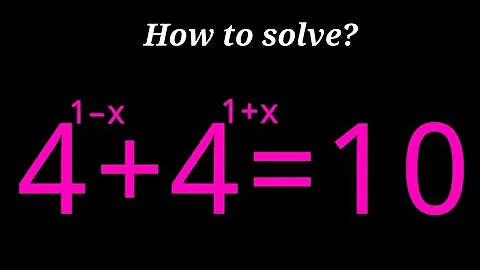 A Nice Exponential Equation Solving By Math Tutor Jakaria One ✍️@sifatmaths