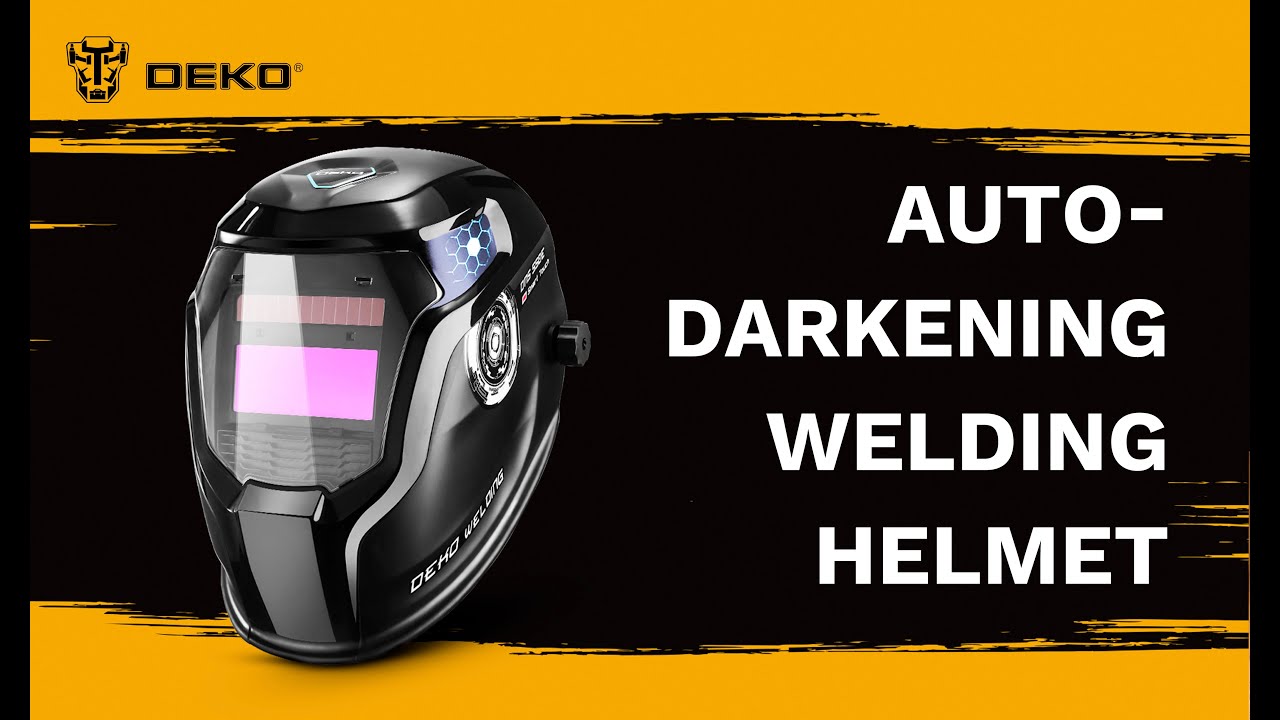 DEKO DNS-550E Solar Auto Darkening Welding Helmet 