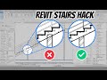 Revit Stairs Hack: Attach Wall Under Stairs Easily