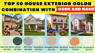 Discover the TOP 50 Sherwin Williams Exterior Paint Colors for a STUNNING House