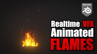Celebrity Realtime flames VFX tutorial in Blender Profile
