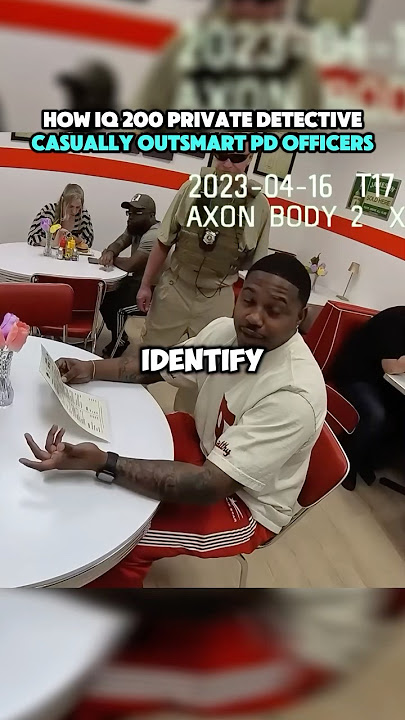 How IQ 200 Private Detective Casually Outsmart PD Officers⁉️