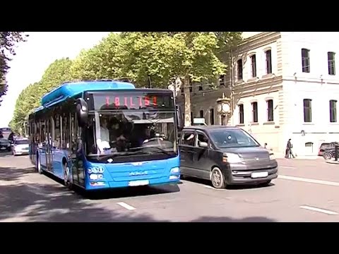 თბილისში 10 ახალი ავტობუსი ჩამოვიდა