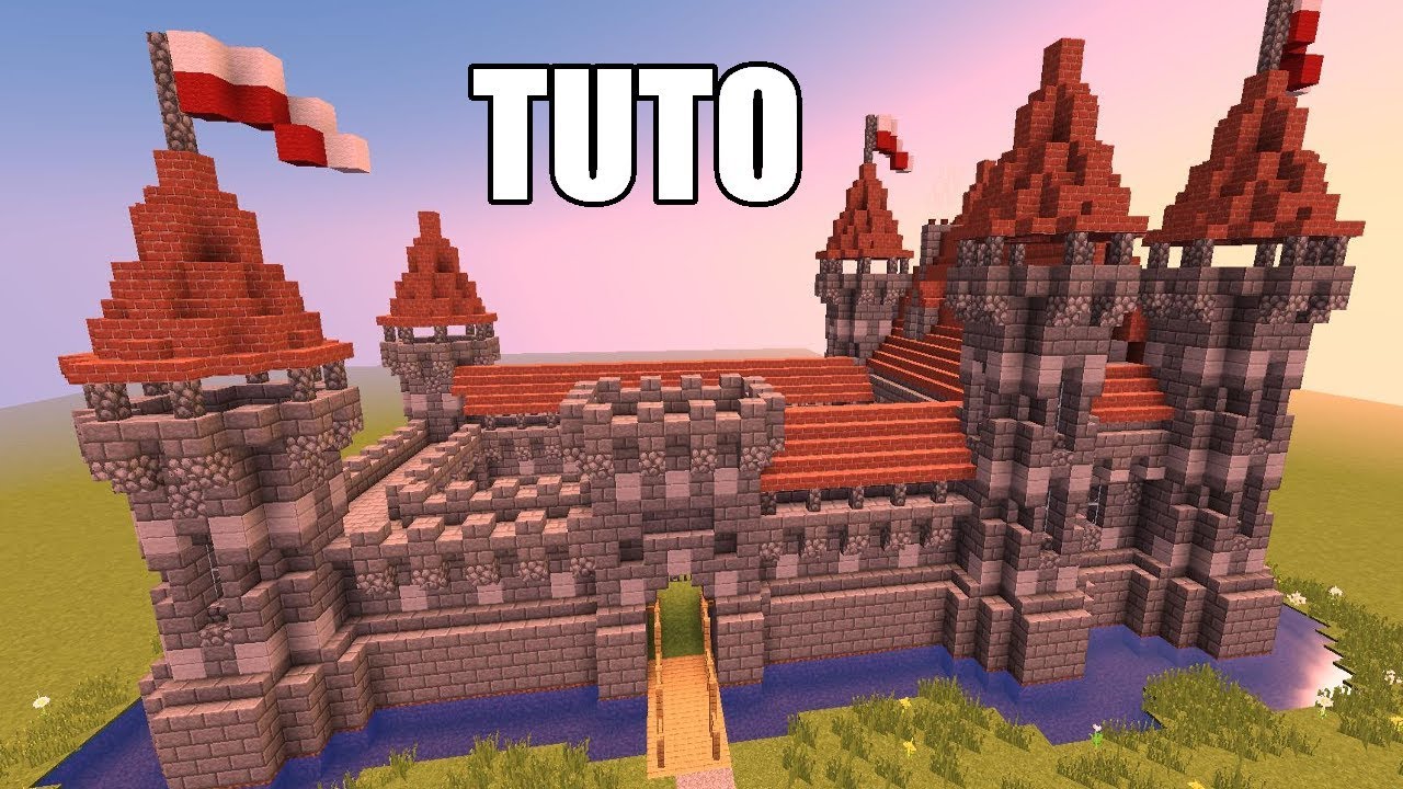 Minecraft Comment Construire Un Chateau 01 Youtube