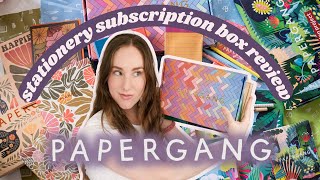I tried the PAPERGANG monthly stationery subscription box for 3 months