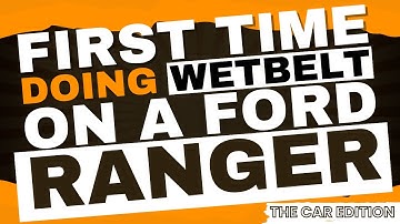 EERSTE KEER Vervanging natte riem op een Ford RANGER | Liqui Moly DPF Reiniging & Volledige Servi...