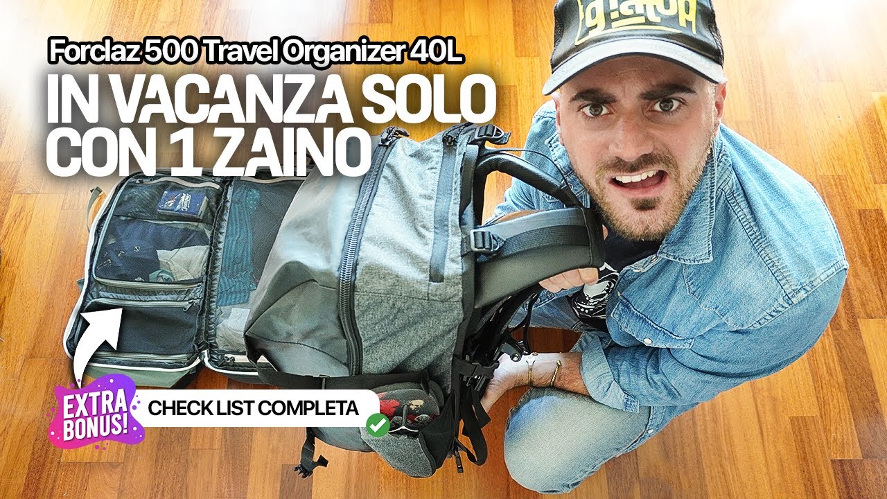 Lo ZAINO *DEFINITIVO* per VIAGGIARE: Forclaz 500 Travel Organizer 40L 
