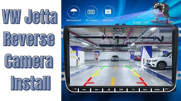 How to install a reverse camera on a VW Jetta