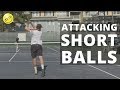 Tennis Tip: How To Attack Short Balls