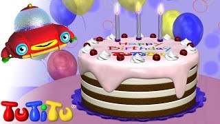 Tutitu Builds A Birthday Cake - Fun Toddler Learning With Easy Toy Building Activities