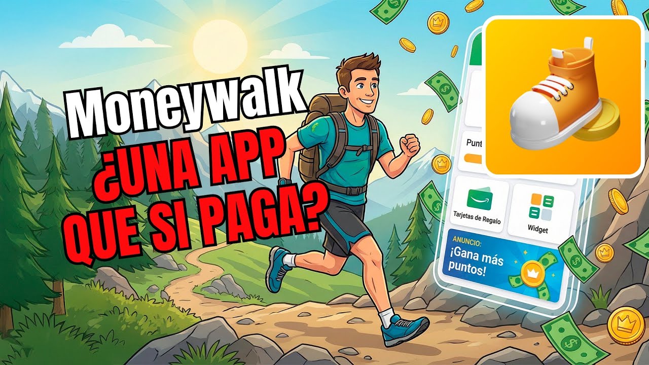 MoneyWalk: ¿Contador de pasos que pide acceso a tu widget?💰GANAR DINERO RAPIDO 💸