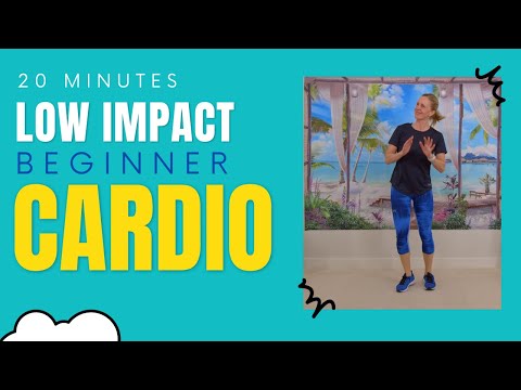 20-min Fun Low Impact, No-Talking Cardio Workout for Seniors and Beginners